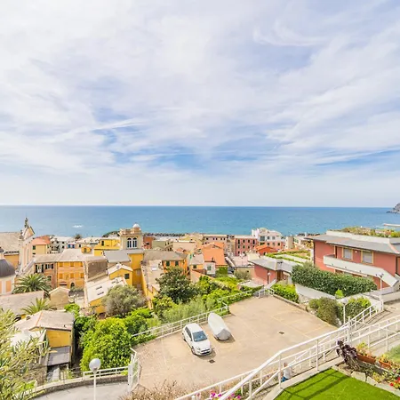 090b - Casa Serena, Vista Mare,5 Minuti A Piedi Dal Mare Apartamento Moneglia