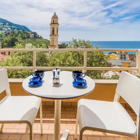 090b - Casa Serena, Vista Mare,5 Minuti A Piedi Dal Mare *